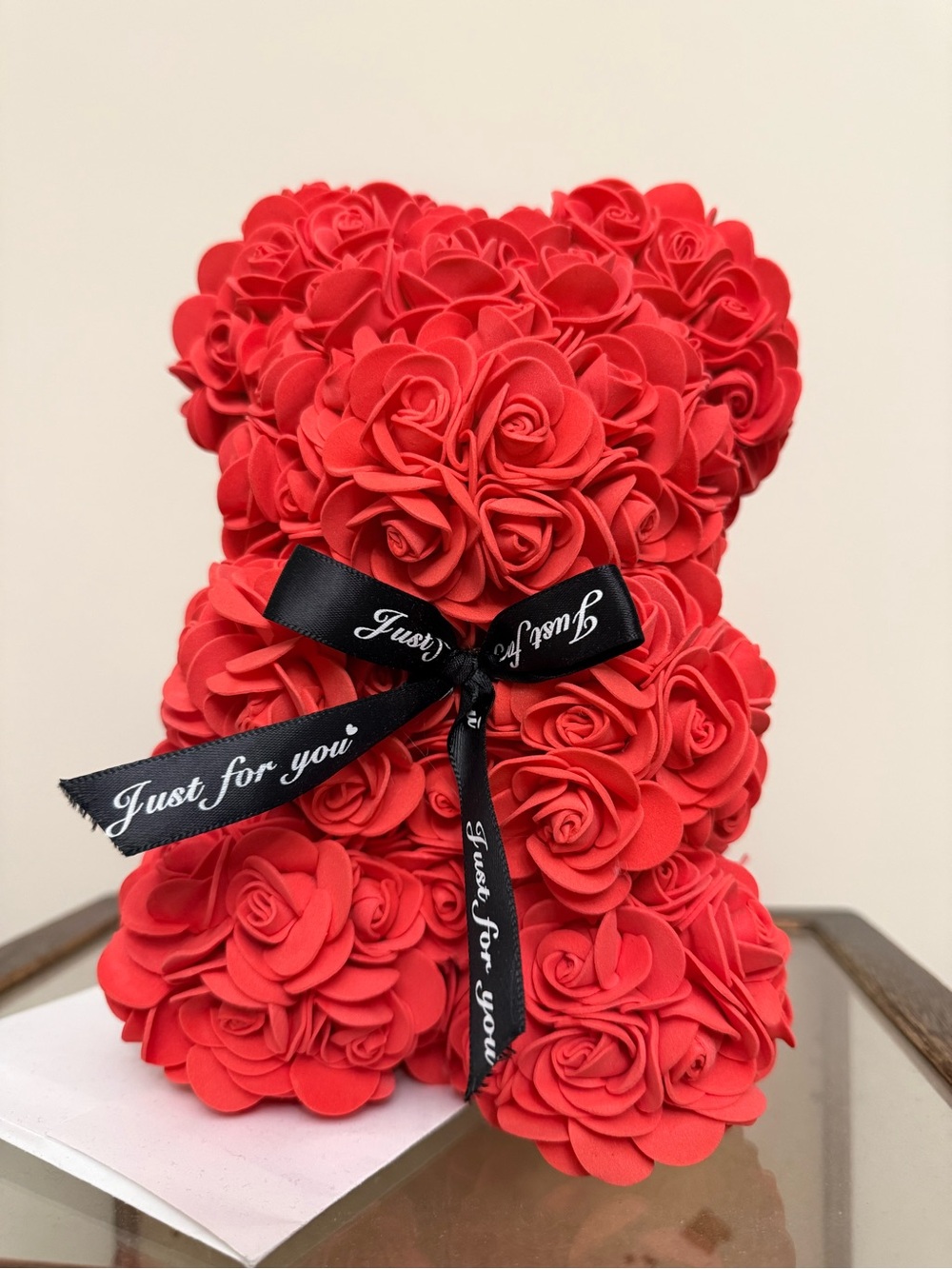 Decorative Rose Bear
